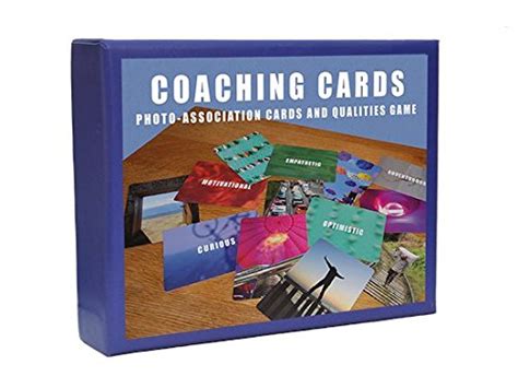 Cartes de coaching de management par photo-association et jeu de qualités pour le développement en équipe, les formateurs, coachs et dirigeants